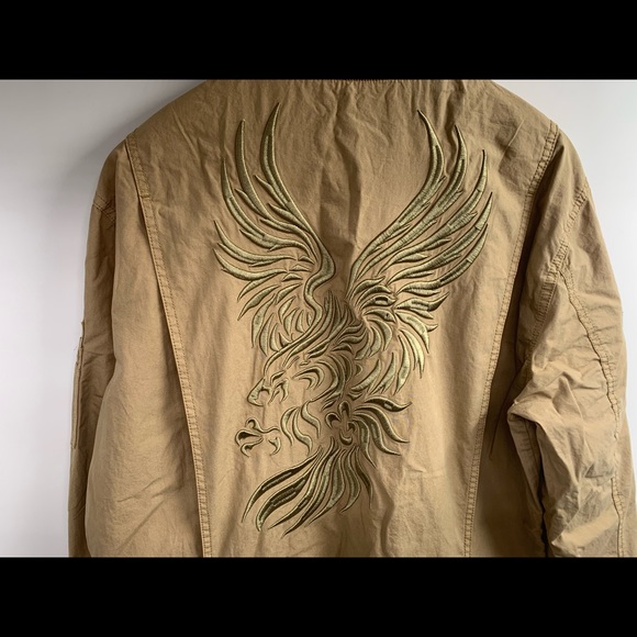 J0021 NWT Guess Men's Boyd Patch Poplin Jumpsuit L - Picture 3 of 8